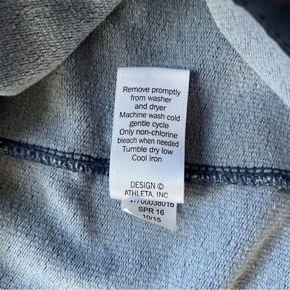 Athleta Blue Cowl-Neck Hooded Sweatshirt - Size: Small - Picture 7 of 8